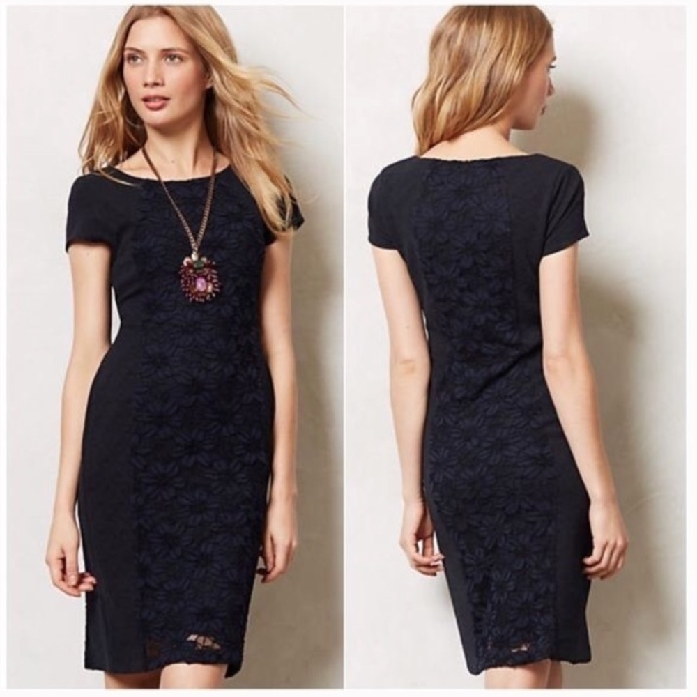 Moulinette Soeurs Navy Dress, Anthropologie